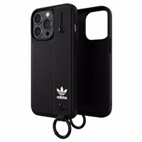 Adidas OR dėklas su rankenos dirželiu iPhone 13 Pro /13 6.1" juodas/juodas 47109
