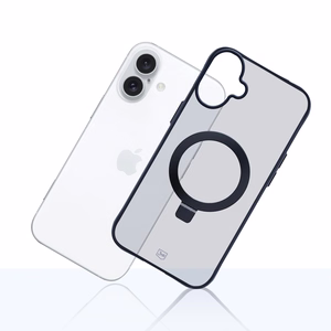 3mk Smoke dėklas telefonui Mag&Stand Apple iPhone 16 plus - skaidrus