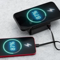 FORCELL F-ENERGY daugiafunkcinis įkroviklis 45W 6in1 su USB A ir USB C lizdais, išorinė baterija 15000mAh ir belaidis įkrovimas 15W