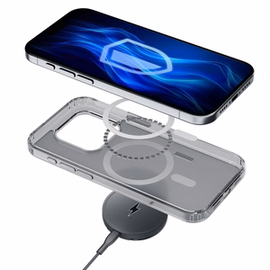 3mk Frosty Magnetinis dėklas telefonui Apple iPhone 16 Pro - baltas