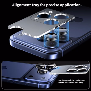 Tech-Protect Camring Fit+ kameros dangtelis iPhone 14 Pro / Max / 15 Pro / Max / 16 Pro / Max / 17 Pro / Max - juodas