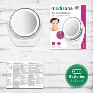 Medisana CM 835 2in1 kosmetinis veidrodis su LED apšvietimu