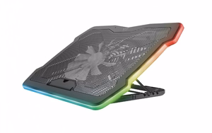 TRUST GXT1126 AURA RGB nešiojamojo kompiuterio aušinimo kilimėlis