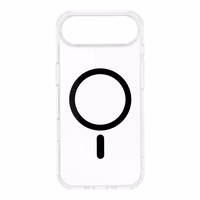 Drop Glue spalvingas magnetinis dėklas telefonui, suderinamas su MagSafe, skirtas IPHONE 17 Air, juodas