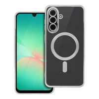 ELECTRO MAG COVER dėklas telefonui suderinamas su Magnetiniu MagSafe SAMSUNG A56 sidabrinė