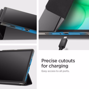 "Spigen Smart Fold" dėklas, skirtas "Samsung Galaxy Tab A9+" / A11+ - juodas