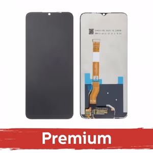 LCD ekranas skirtas Realme C35 / Narzo 50A Prime (4G) juodas OEM
