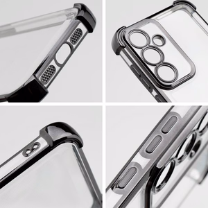 Dėklas telefonui ANTISHOCK ELECTRO skirtas SAMSUNG A15, juodas