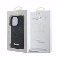 Guess 4G Classic dėklas telefonui iPhone 16 Pro Max - juodas
