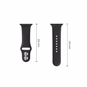 Tech-Protect silikoninis dirželis Apple Watch 44 / 45 / 46 / 49 mm, juodas
