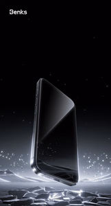 Apsauginis stiklas (m) Benks Glass Warrior safyro danga LL65 iPhone 16 Pro plonas kraštas - juodas (m)