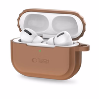 Tech-Protect silikoninis virvelės dėklas Apple AirPods Pro 1 / 2 - rudos spalvos