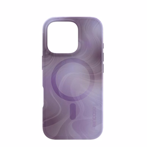 Incase Halo Case dėklas su MagSafe, skirtas iPhone 16 Pro, „Oil Slick Lilac“ spalvos