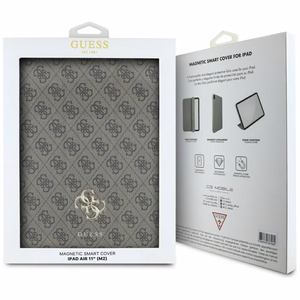 Guess GUFC11RM24PS4SGW iPad Air 11" 2024 rudas/rudas Magnetinis 4G Didelis Logotipas