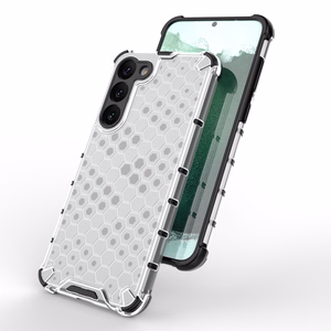 Honeycomb dėklas Samsung Galaxy S23+ šarvuotas hibridinis dangtelis juodas