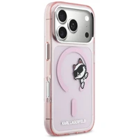 Karl Lagerfeld IML Peekaboo MagSafe Case for iPhone 17 Pro Max - Pink