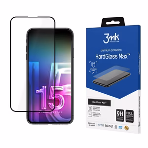 Apple iPhone 15 Plus - Apsauginis stiklas 3mk HardGlass Max™