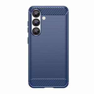 Carbon dėklas telefonui iPhone 16e - mėlynas