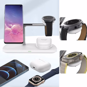 Tech-Protect QI15W-A45 3в1 Беспроводное зарядное устройство с MagSafe для устройств Apple - белый