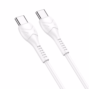 Kabelis USB C į USB C Hoco PD 60W 1 m X37 baltas