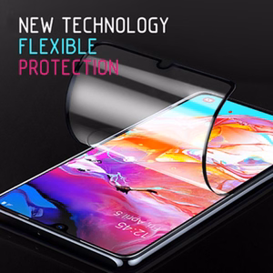 Crong 7D Nano Flexible Glass 9H hibridinis ekrano stiklas, skirtas Samsung Galaxy A80 / A90