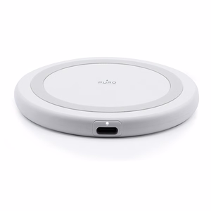 Puro Qi 10 W belaidžio įkrovimo pagrindas, skirtas Android ir iPhone, baltas