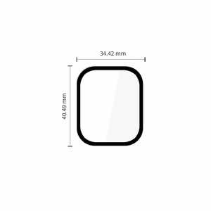 Tech-Protect Glass Flex+ hibridinis stiklas Huawei Watch Fit 5, 2 vnt., juodas