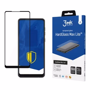 3mk HardGlass Max Lite Black Tempered Glass for Samsung Galaxy A21