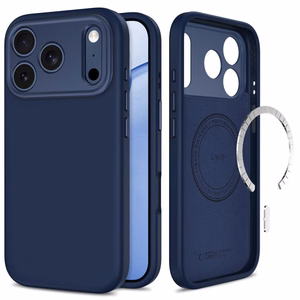 Tech-Protect Uniq MagSafe CC dėklas iPhone 18 Pro Max / 17 Pro Max, tamsiai mėlynas