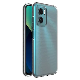 Spring Case gel TPU dėklas su spalvotu rėmeliu Xiaomi Redmi 10 juodas