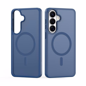 Dėklas Dux Ducis Yind MagSafe Samsung S942 S26 tamsiai mėlynas