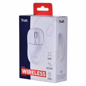 MOUSE USB OPTICAL WRL PRIMO/WHITE 24795 TRUST