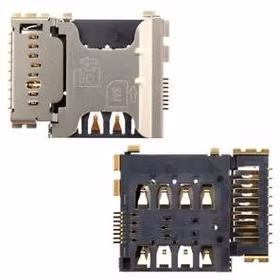SIM ir MicroSD kortelės kontaktas Samsung i8260 Core/i8262 Core Duos/G350 Core Plus ORG