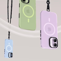 Benks Magnetic Lucid Armor dėklas (C067) iPhone 17 violetinis (Camera Control mygtukas)