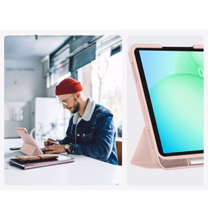 TechProtect SmartCase Pen for Samsung Galaxy Tab A9+ / A11+ Plus 11.0 X210 / X215 / X216 / X230 / X235 / X236 - Pink