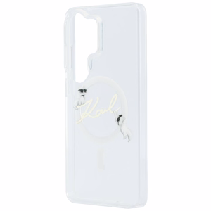 Karl Lagerfeld dėklas IML KC Script MagSafe skirtas Samsung Galaxy S26 Ultra skaidrus