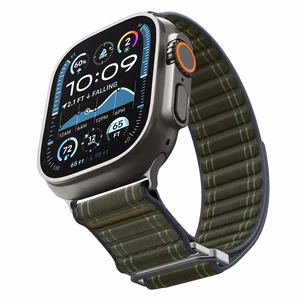 SPIGEN WBF0 dirželis APPLE WATCH 8 / 9 / 10 / 11 / SE / ULTRA (44 / 45 / 46 / 49 MM) žalias