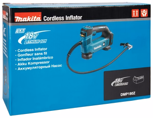 Makita DMP180Z – akumuliatorinis kompresorius, 12 l/min