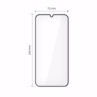 Tech-Protect Glass Fit+ 2-rinkinys grūdintas stiklas Xiaomi Poco M7 - Juodas