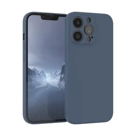 Dėklas Liquid Silicone 1.5mm Xiaomi Redmi Note 13 Pro Plus 5G tamsiai mėlynas