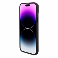 BMW BMHMP15SSLLBK iPhone 15 6.1" juodas/juodas Magsafe kietasis dėklas Signature Logo Imprint