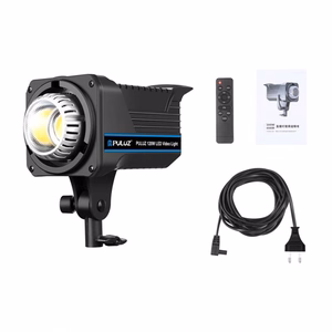 Puluz 120 W LED studijinė lempa su spalvinės temperatūros reguliavimu ir nuotolinio valdymo pultu