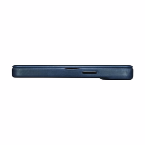iCarer CE Premium odinis folio dėklas iPhone 14 Plus su MagSafe magnetiniu flipu - mėlynas