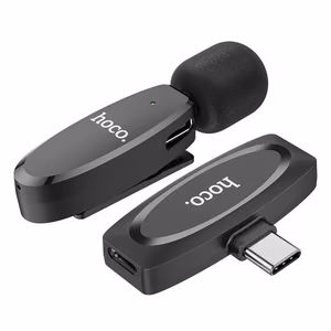 Bevielis skaitmeninis mikrofonas HOCO L15, prisegamas, USB Type-C