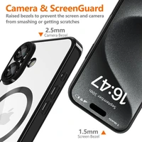 Tech-Protect MagFlex Magnetinis dėklas telefonui iPhone 16e - skaidrus