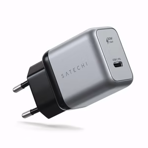 Phone įkroviklis Satechi GaN USB C 30W ST-UC30WCM-EU pilkas and juodas