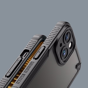 Matinis apsauginis dėklas telefonui iPhone 14 6,1" juodas