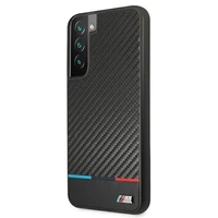 Dėklas telefonui BMW M Collection Triangles Case Samsung Galaxy S22+ - juodas