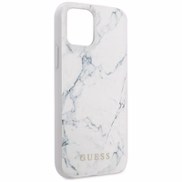 Guess Marmurinis dėklas telefonui iPhone 12 mini 5.4" - baltas