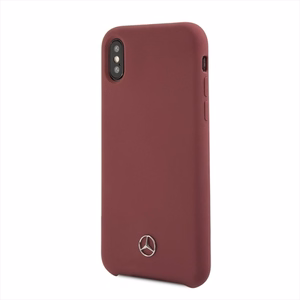 Mercedes Silicone Line dėklas telefonui iPhone X/XS - raudonas